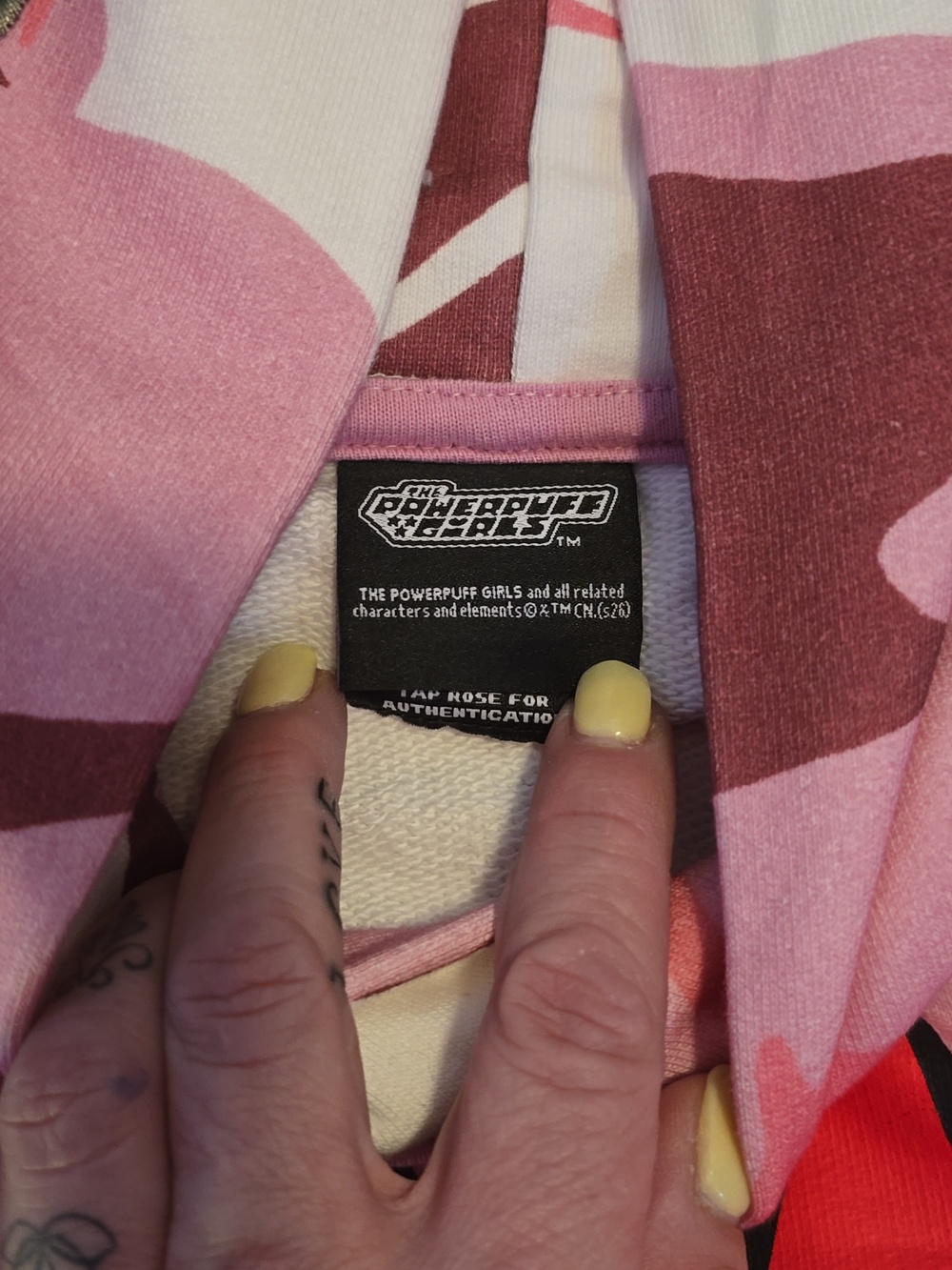 Powerpuff Girls Pink Camo Hoodie - Picture 4 of 8
